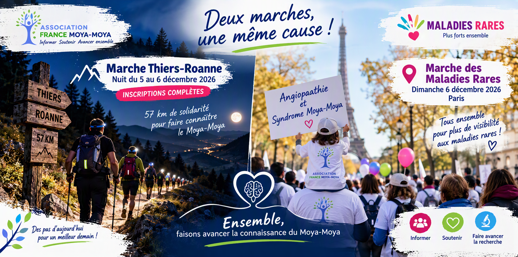 Lire la suite à propos de l’article Deux rendez-vous solidaires pour France Moya-Moya les 5 et 6 décembre 2026